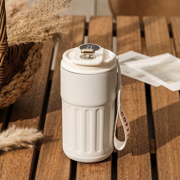 Coffee & Tea Thermos With Temperature Display
