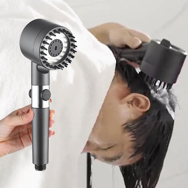 High Pressure 3-Setting Handheld filtration brush Shower head