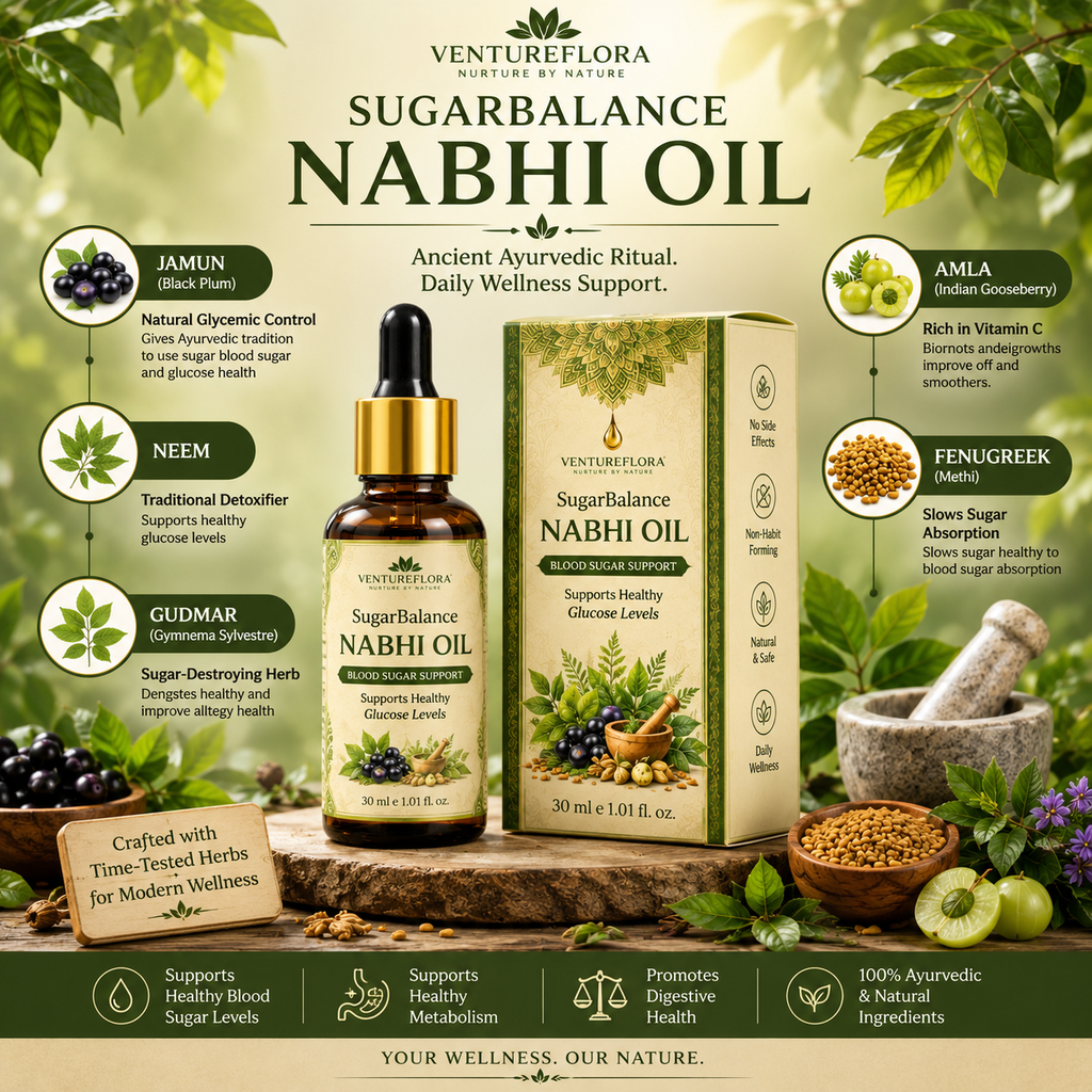 Sugar Balance Nabhi Oil ( Buy 1 Get 1 Free )
