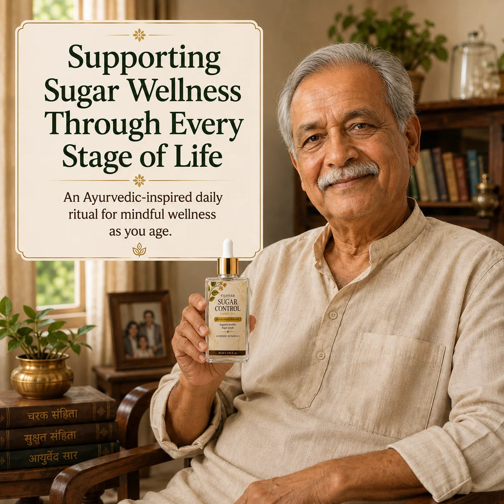 Vijaysar Natural Blood Sugar Management Nabhi Oil ( Buy 1 Get 1 Free )