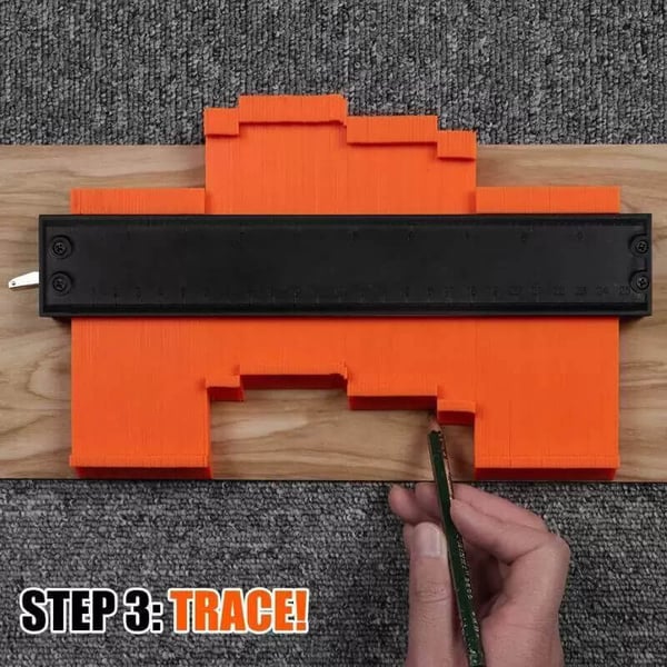 Easy Shape Contour Gauge Tool ( With Free Steel Lock )