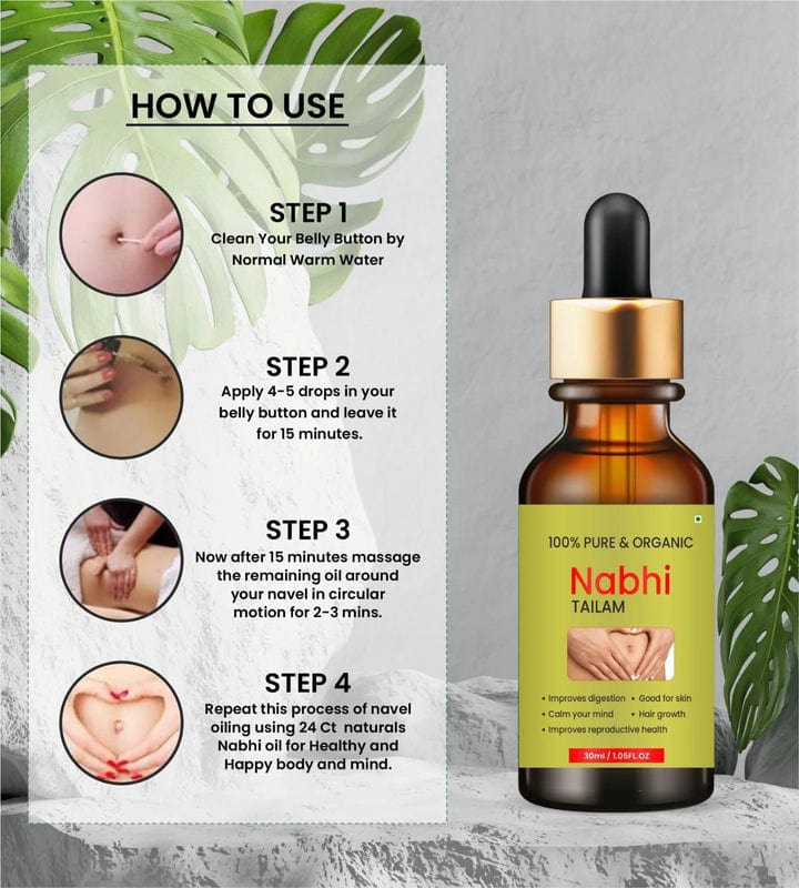 Ayurvedic Nabhi Therapy Oil | Buy 1 Get 1 Free